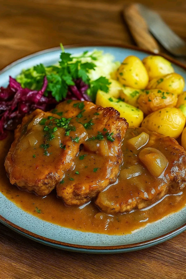 Bitki wieprzowe w sosie cebulowym 👇👇👇