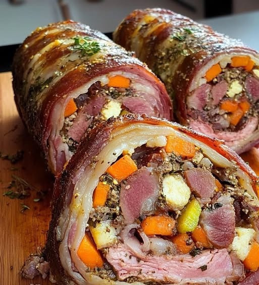 Świąteczne Nadziewane Żeberka cały przepis w komentarzu