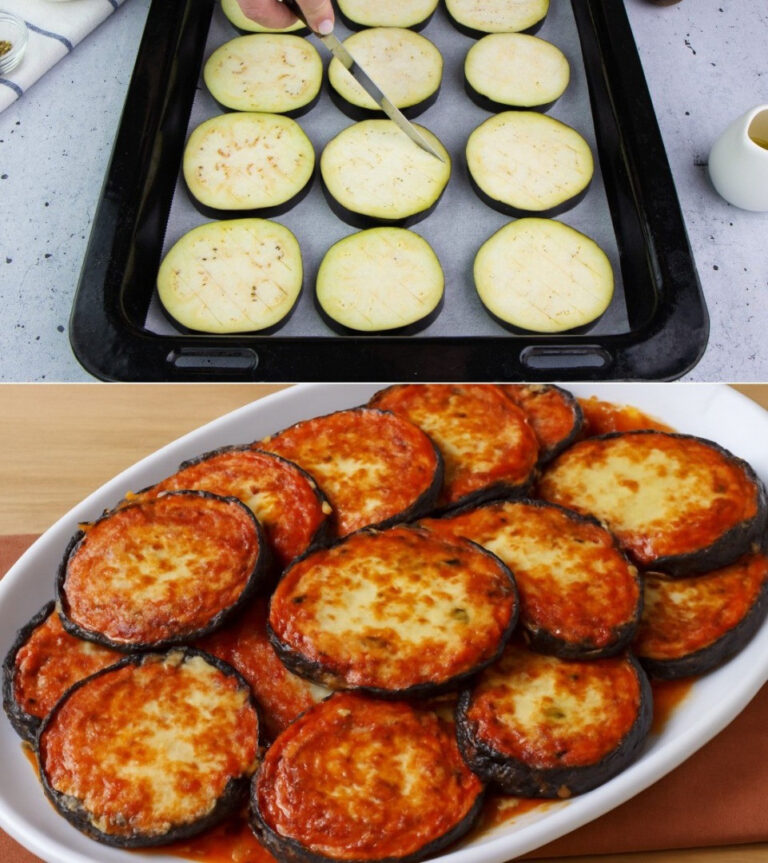 Pizze z pieczonym bakłażanem