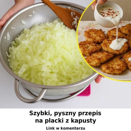 Szybki, pyszny przepis na placki z kapusty