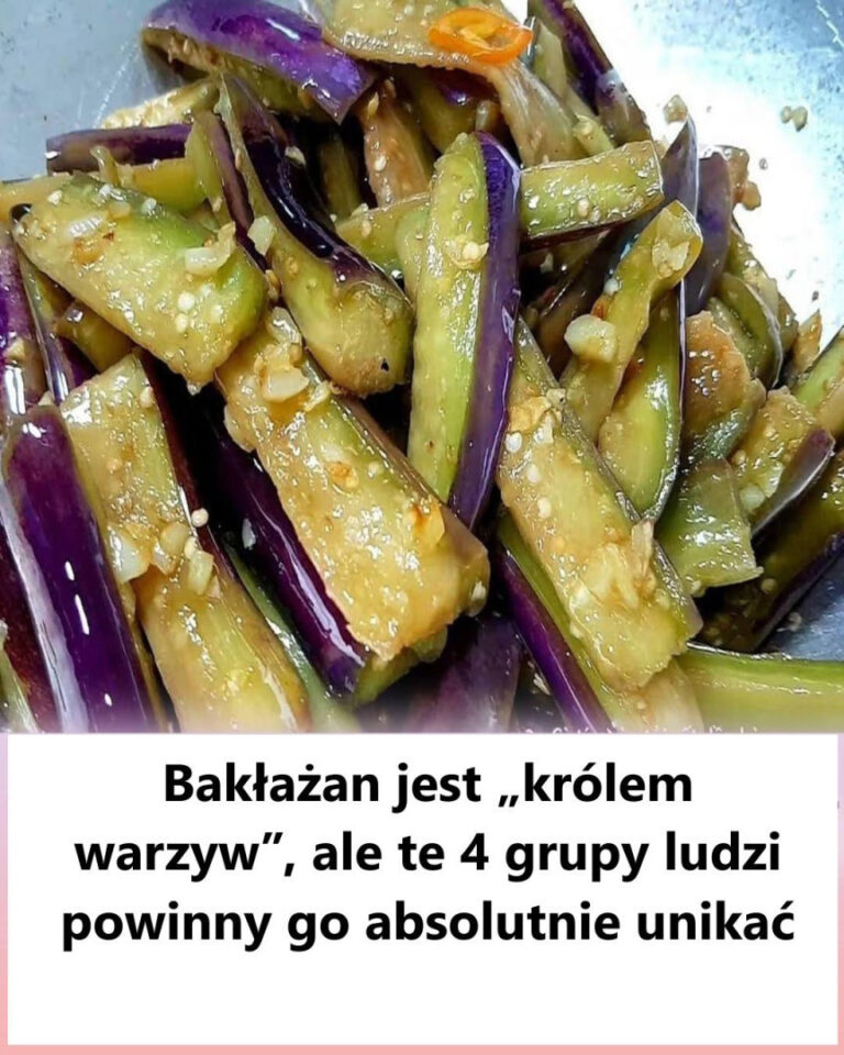 Bakłażan jest smaczny, ale nie każdy powinien go spożywać. Oto osoby, które powinny go unikać 👇👇👇