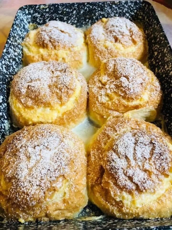 Bułeczki z serem wiejskim, mały retro przysmak