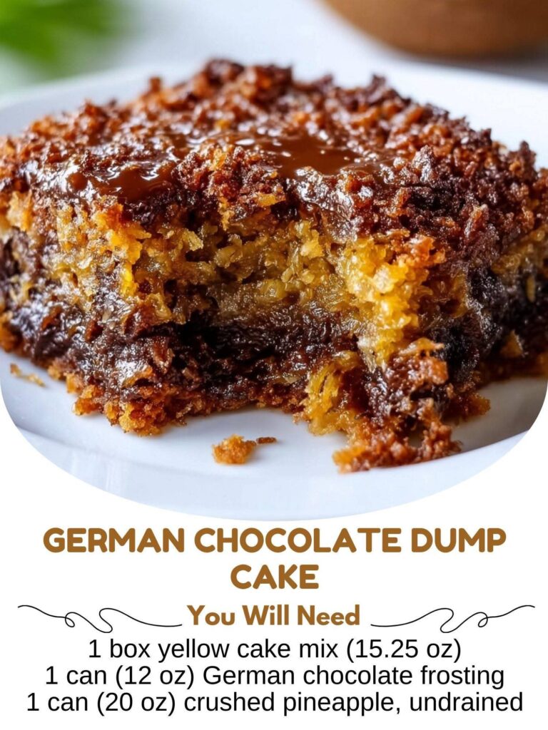 German Chocolate Dump Cake