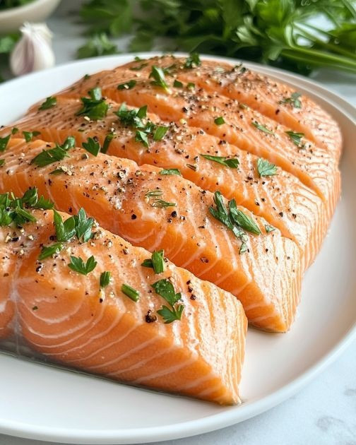 Moja rodzina nazywa to „łososiowym błogostanem”, bo każdy kęs rozpływa się w ustach – przysięgam, że sama robiłam to danie trzy razy w tym tygodniu