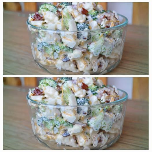 SAŁATKA BROKUŁOWA Z KWAŚNĄ ŚMIETANĄ 👇👇👇