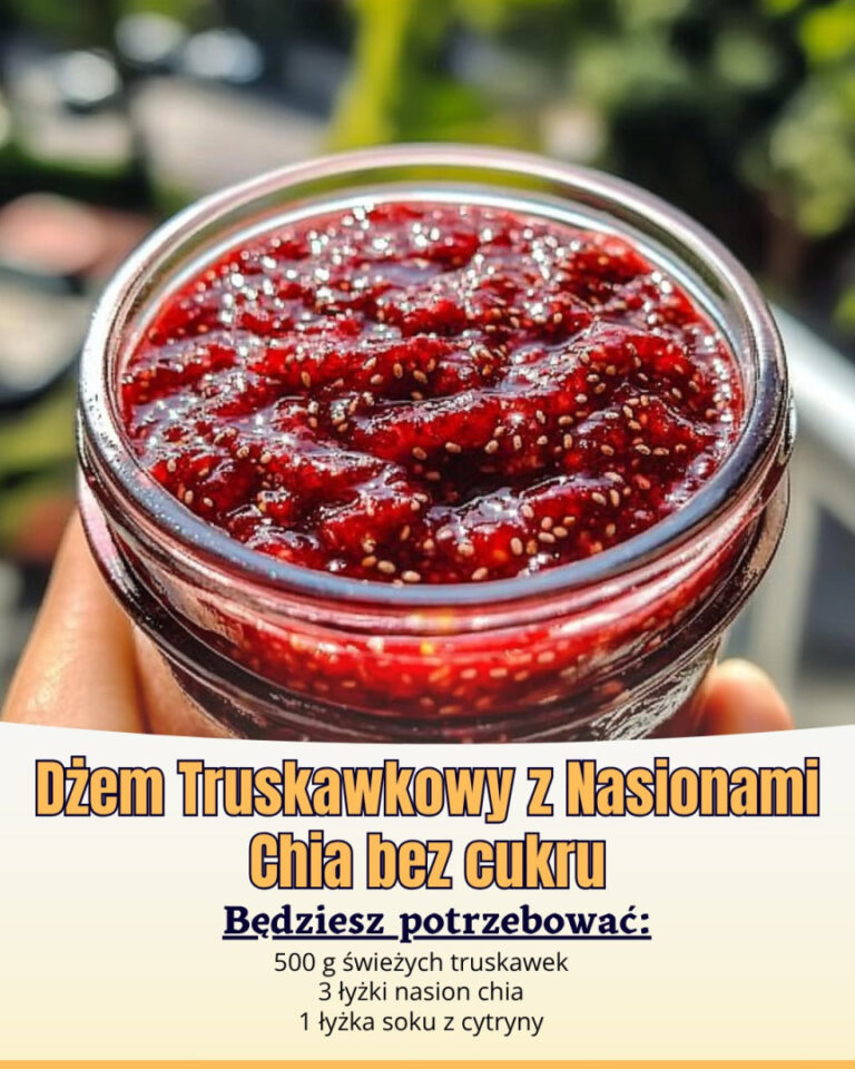 Dżem Truskawkowy z Nasionami Chia bez cukru 👇👇👇👇
