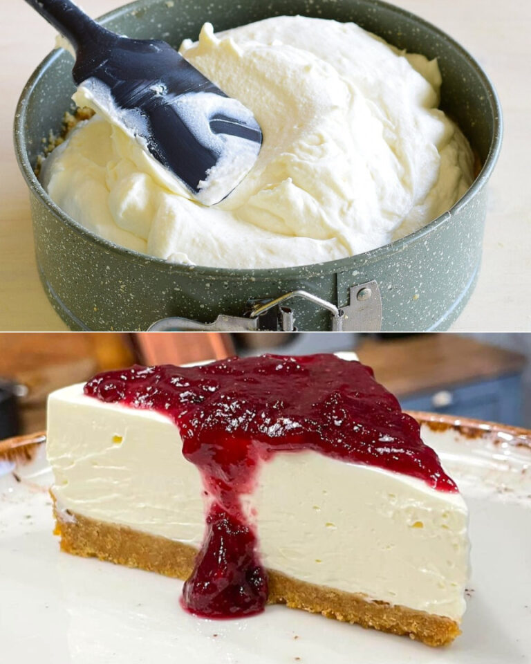 Klasyczny sernik z dżemem: kremowy i smaczny przepis 😍😍👇👇👇