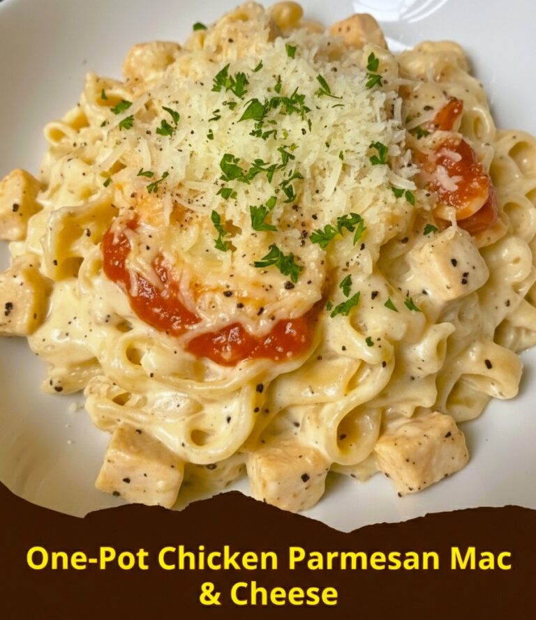 One-Pot Chicken Parmesan Mac & Cheese