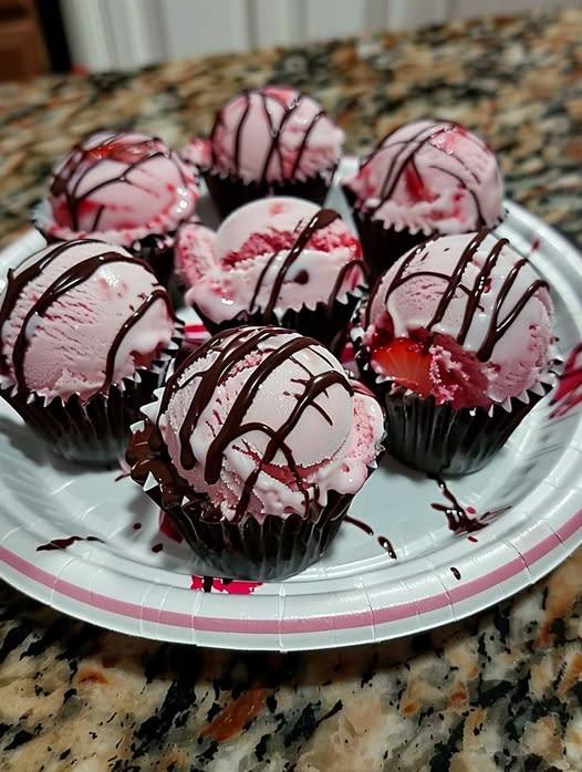 Strawberry Cheesecake Fat Bombs