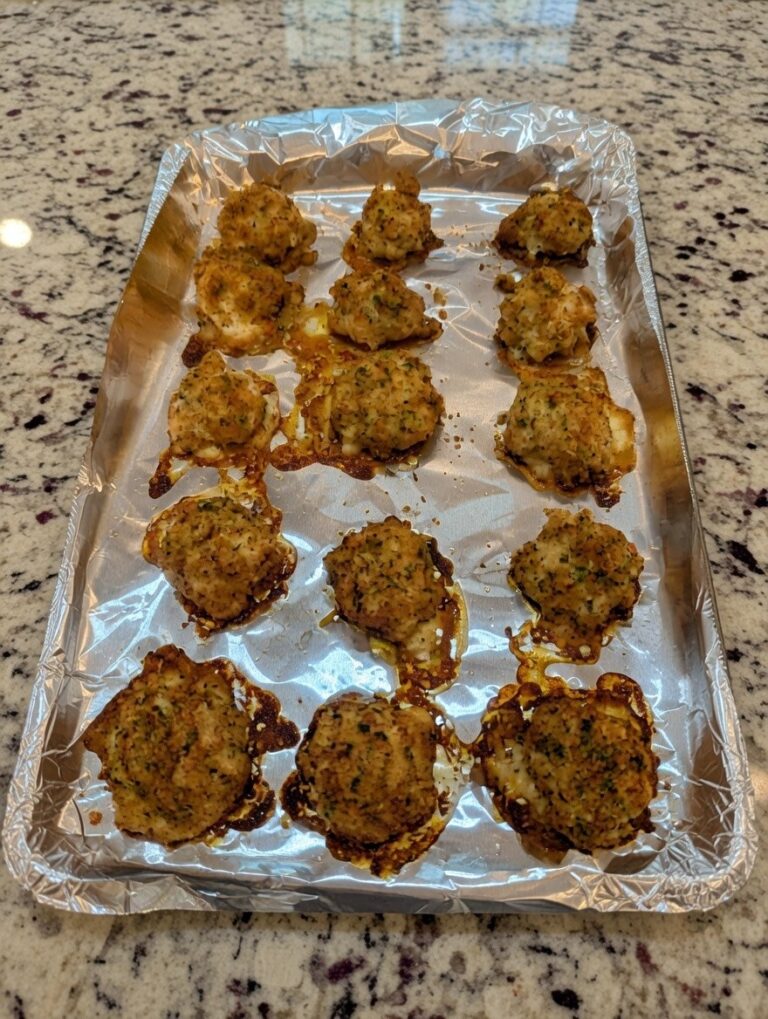 Keto Parmesan Chicken Nuggets