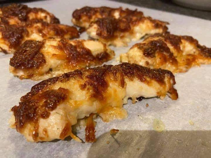 Cheesy Baked Chicken Tenders