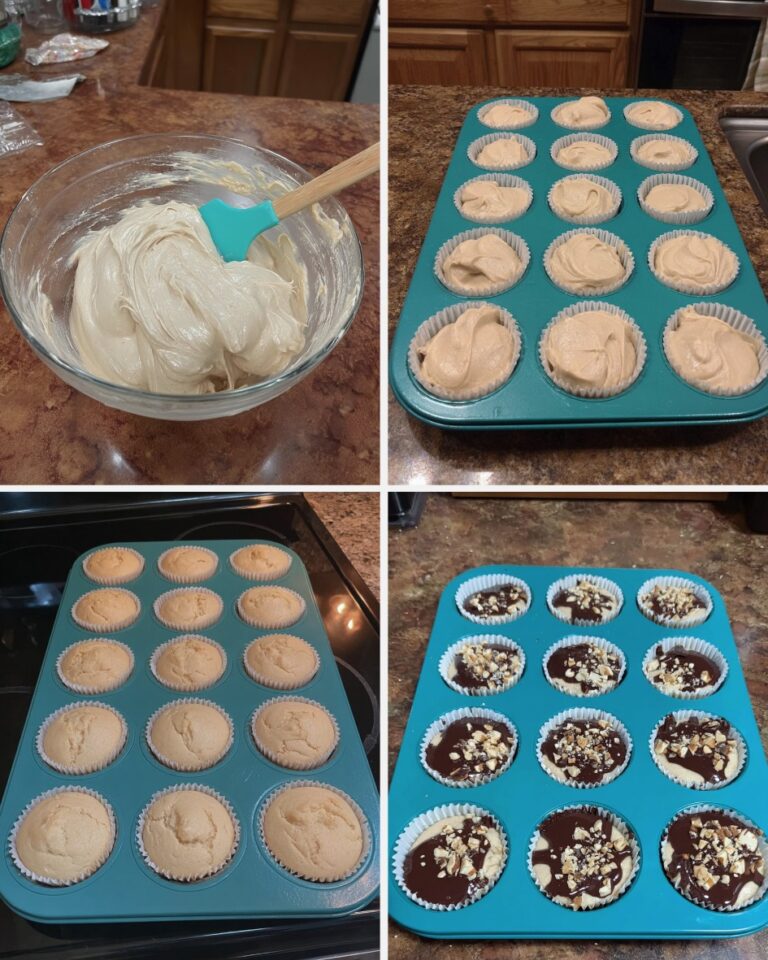 Vanilla Cupcakes with Chocolate Ganache