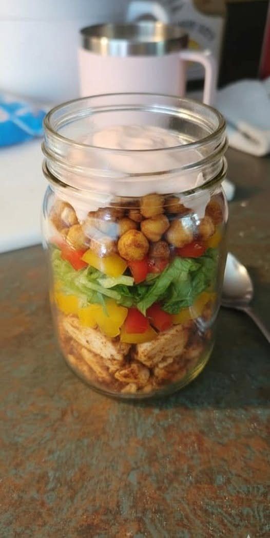 Spicy Crunch Protein Taco Jar