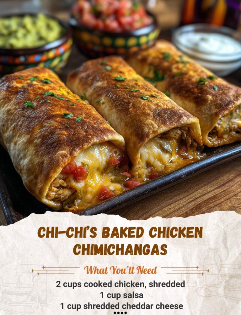 Baked chicken chimichangas