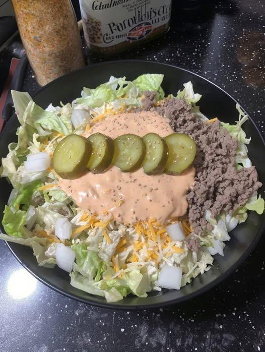 Big Mac Bowl Recipe Protein: ~35g