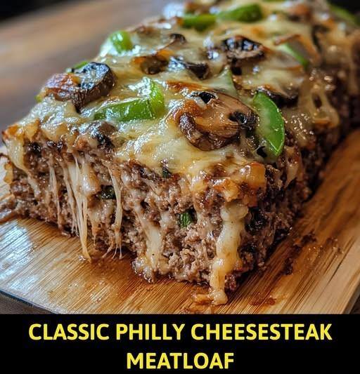 Philly Cheesesteak Meatloaf