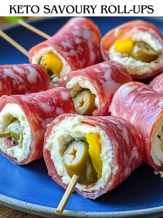 Keto Savoury Roll-Ups