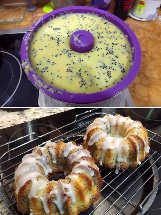 Keto Lemon Poppy Seed Bundt Cake