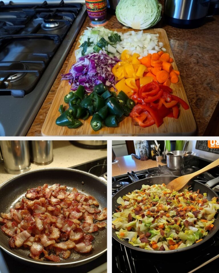 Bacon Fried Cabbage Skillet