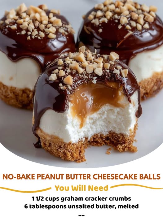 No-Bake Peanut Butter Cheesecake Balls