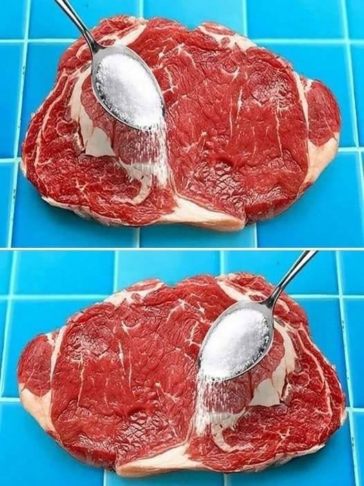 The chefs’ tip for making meat exceptionally tender: add this secret ingredient before cooking.