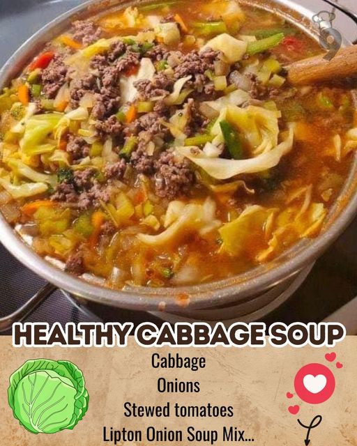 The Best Cabbage Soup, This is very healthy and so delicious 