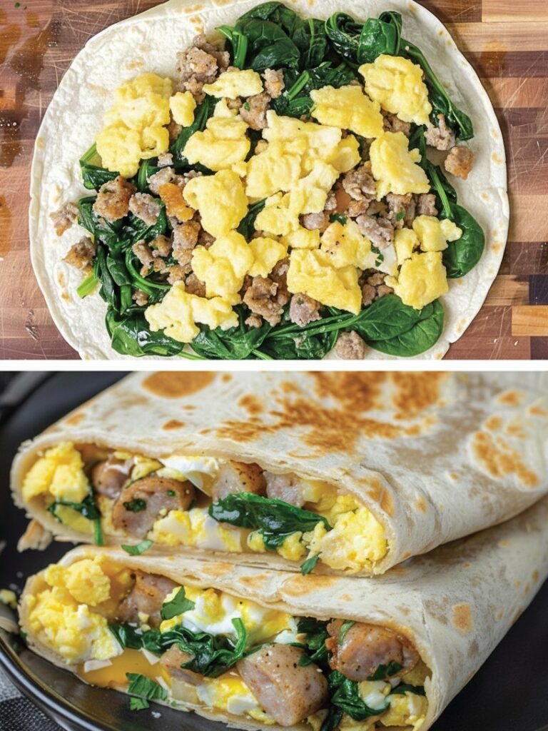 Keto Sausage Burrito