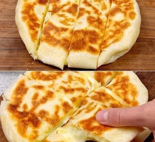 Cheesy Focaccia in a Pan