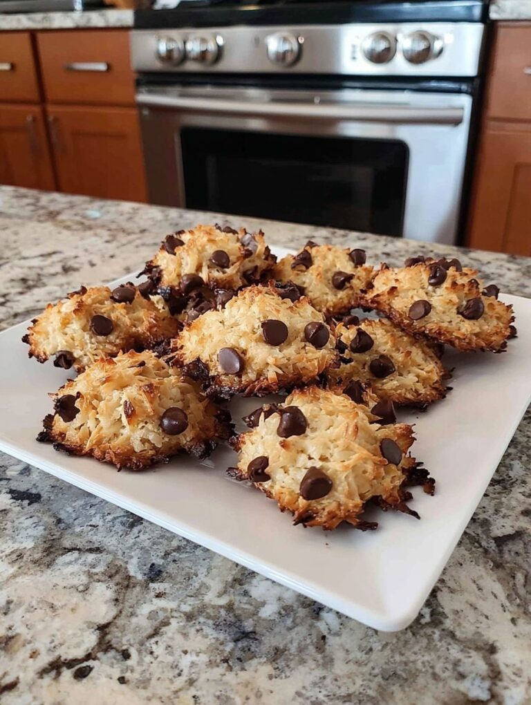 Chocolate Chip Coconut Macaroons